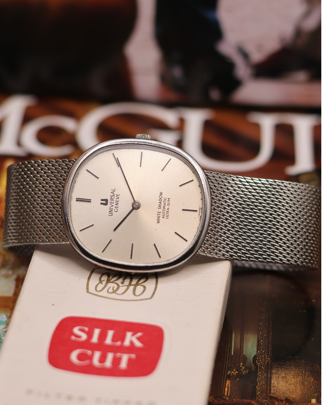 Montre Universal Genève Ellipse réf 866104 - Cadran Gris - Garantie 6 mois