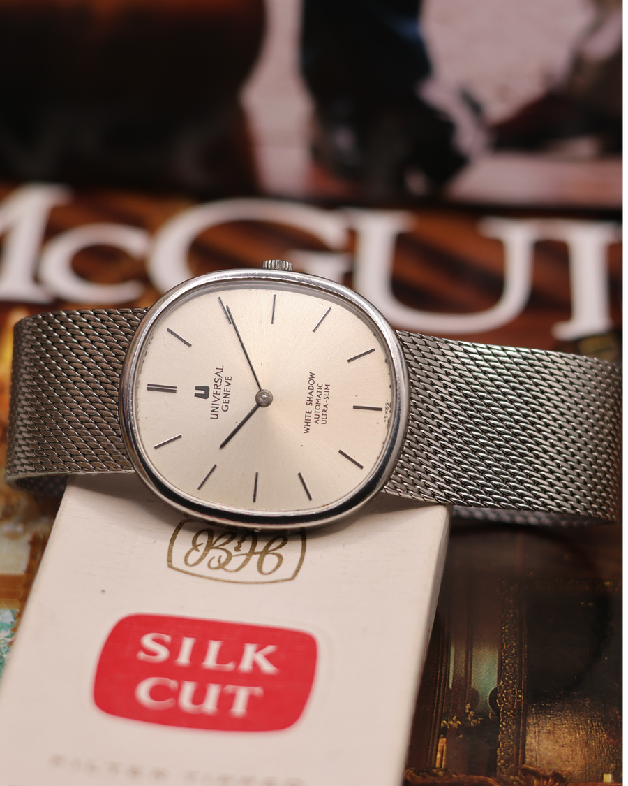 Montre Universal Genève Ellipse réf 866104 - Cadran Gris - Garantie 6 mois