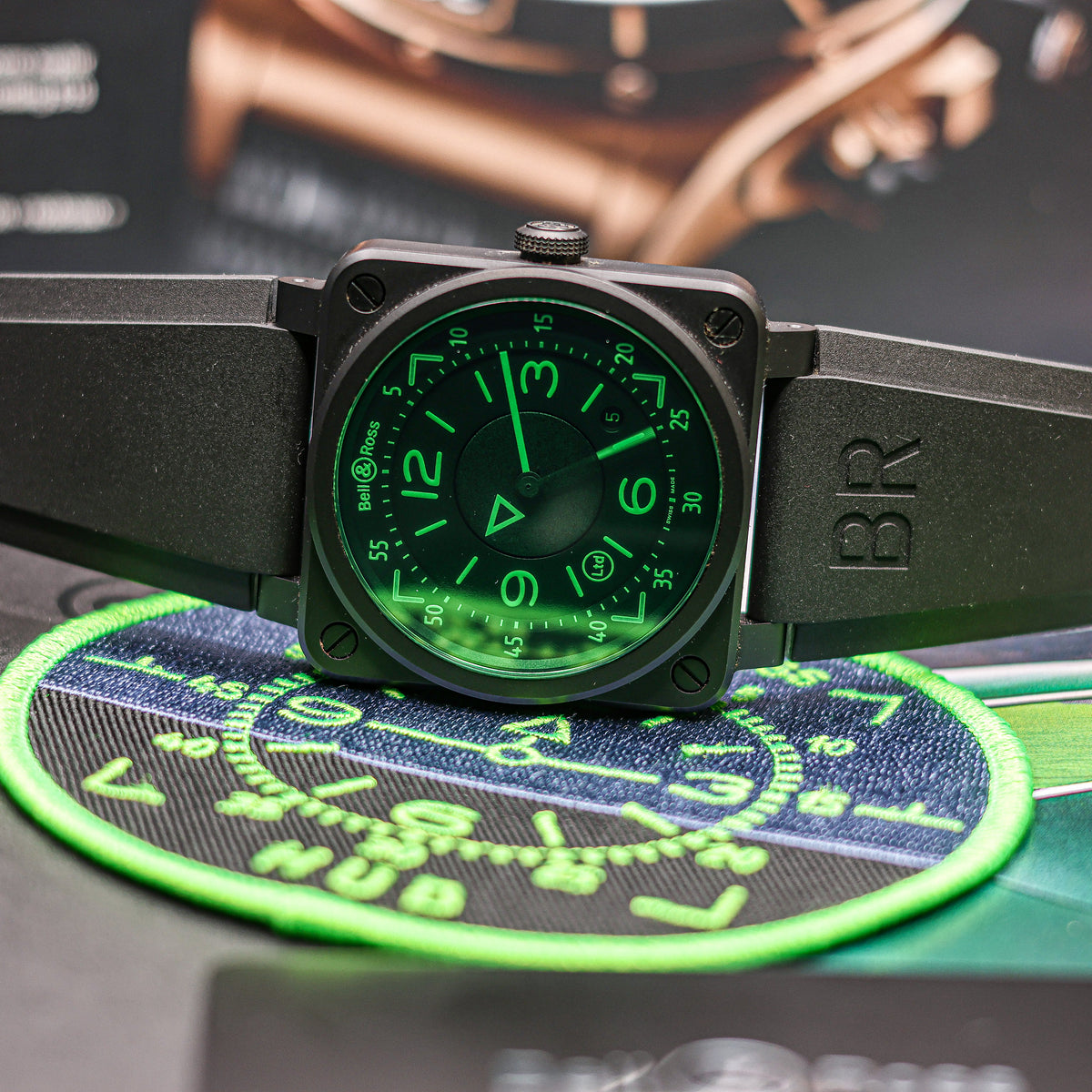 Montre Bell & Ross BR 03-92 HUD - Édition Limitée 20/999 ex - Boîte & Papiers - État Neuve