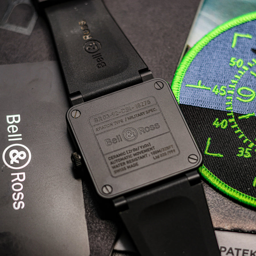 Montre Bell & Ross BR 03-92 HUD - Édition Limitée 20/999 ex - Boîte & Papiers - État Neuve