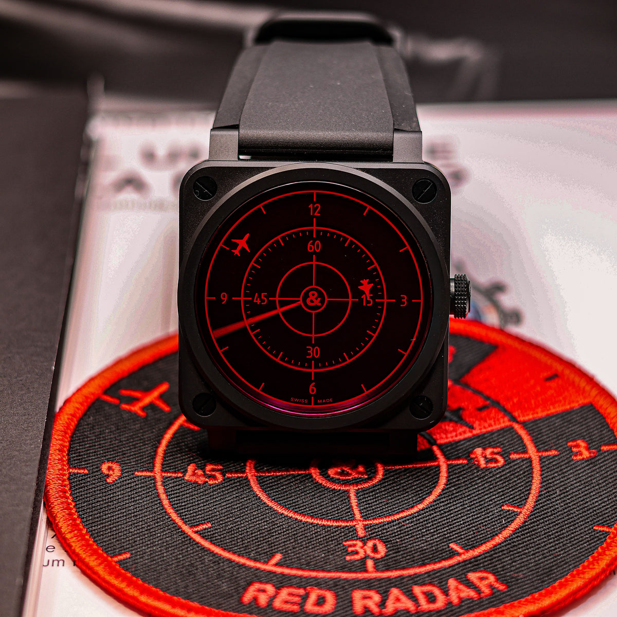 Montre Bell & Ross BR 03-92 Red Radar Ceramic - Édition Limitée 10/999 - Boîte et Papiers - État Neuf