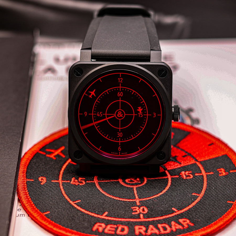 Montre Bell & Ross BR 03-92 Red Radar Ceramic - Édition Limitée 10/999 - Boîte et Papiers - État Neuf