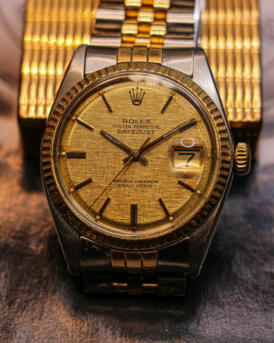 Rolex Datejust Réf 1601 Cadran "Linen" - Boîte d'origine - Garantie 6 mois